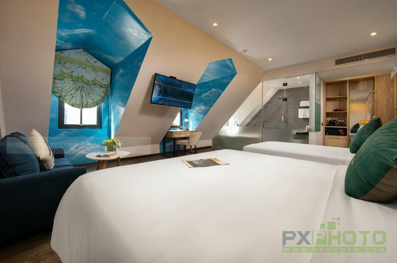 Green Suites Hotel Ha Long Exterior foto